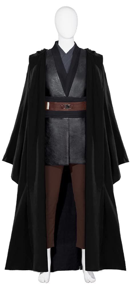 PRICES MAY VARY. 1: Package includes: Galactic Empire Kenobi Jedi Master Obi Wan Halloween Cosplay Cloak + Top + Pants + Belt + Bag 2: Inspiration: Jedi master Obi Wan cosplay apparel, Anakin Skywalker cloak robes, galactic empire Ben Kenobi Halloween carnival suit, Luke force awakens uniform. 3: Occasions: Adult men jedi master Ben Kenobi cosplay costume, Anakin Skywalker cloak robes, galactic empire Obi Wan Halloween carnival suit, Luke force awakens uniform perfect for Halloween, theme partie Owl Cloak, Ashoka Cosplay, Jedi Halloween Costume, Anakin Skywalker Costume, Halloween Jedi, Anakin Skywalker Cosplay, Jedi Cloak, Knight Fashion, Jedi Robes