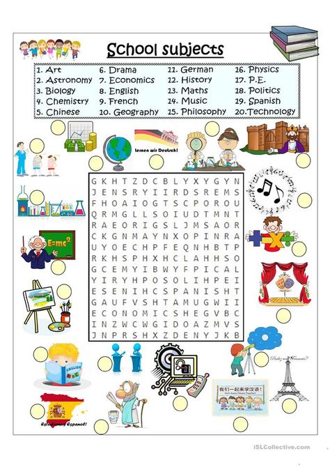 Subject Worksheet, Classroom Object, Easter Crossword, 12 Tenses, Classroom Objects, English Teaching Resources, School Coloring Pages, English Worksheets For Kids, Grammar Activities