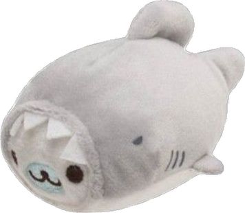 5 seal plushies mamegoma by san-x dressed up as ocean animals such as shark, crab, squid and more Seal Plushies, Funny Seals, Seal Plush, Cute Seals, Cute Shark, Ocean Animals, Design Reference, Plush Toys, Toys