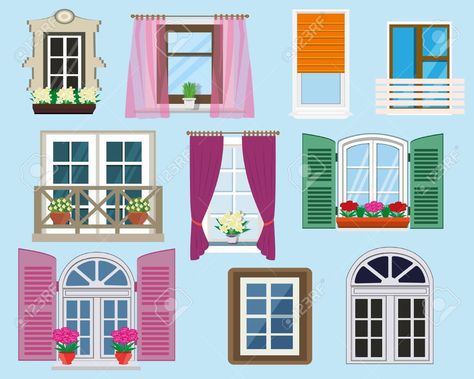 Window Art Projects, Wood Peg Dolls, Fairytale Cottage, Paper Doll House, Cardboard House, Black Cat Art, Doll Home, House On The Rock, Paper Dolls Printable