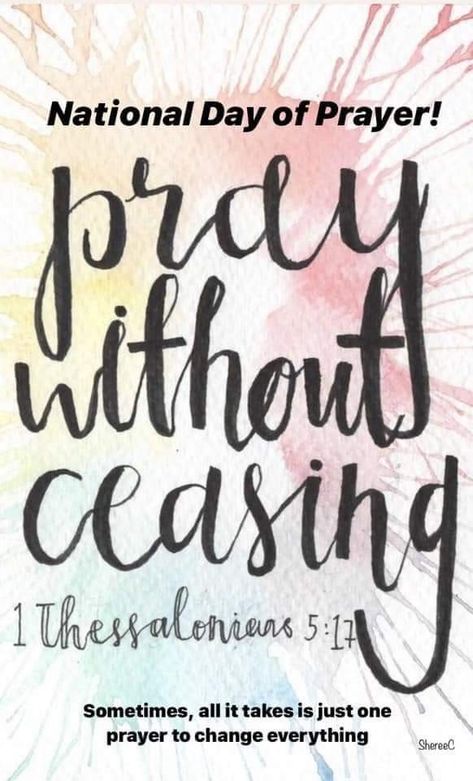 National Prayer Day, National Day Of Prayer, 1 Thessalonians 5 17, Interactive Posts, Pray Without Ceasing, Worship Leader, 1 Thessalonians, Craft Quotes, Prayer Room