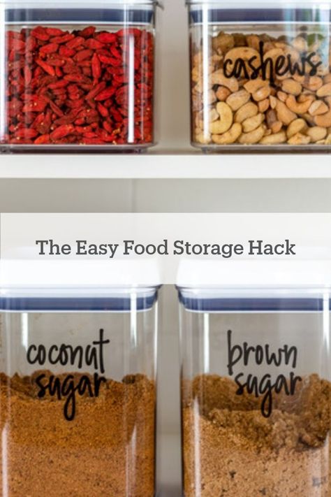 Organizing your pantry can be a lot of work. Luckily, we found this food storage hack that is a total game changer! #organizingtips Create A Pantry, Organizing Your Pantry, Storage Hacks, Cashew, Organization Hacks, Game Changer, You've Been, Red Peppercorn, Food Storage