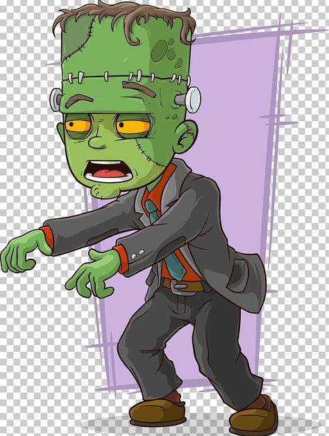 Frankenstein Cartoon, Frankenstein Drawing, Cartoon Character Drawing, Frankensteins Monster, Zombie Cartoon, Monster Cartoon, Horror Cartoon, Png Art, Cartoon Monsters