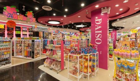 Daiso Japan is known for essentially being equivalent to a “dollar store,” but with quality items. Located at 40-24 College ... Daiso Store, Japanese Dollar Store, Asian Store, Japanese Shop, Daiso Japan, Japanese Store, Japanese Snacks, Nyc Shopping, Shop Logo