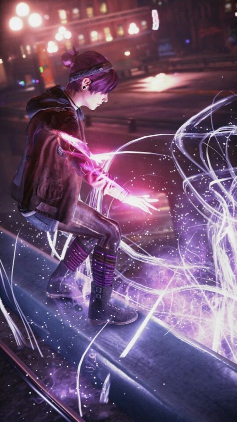 leo y rosa: magia negra y blanca Infamous First Light, Larry Niven, Infamous Second Son, Magic Aesthetic, Story Characters, Urban Fantasy, Infamous, One Light, Game Character