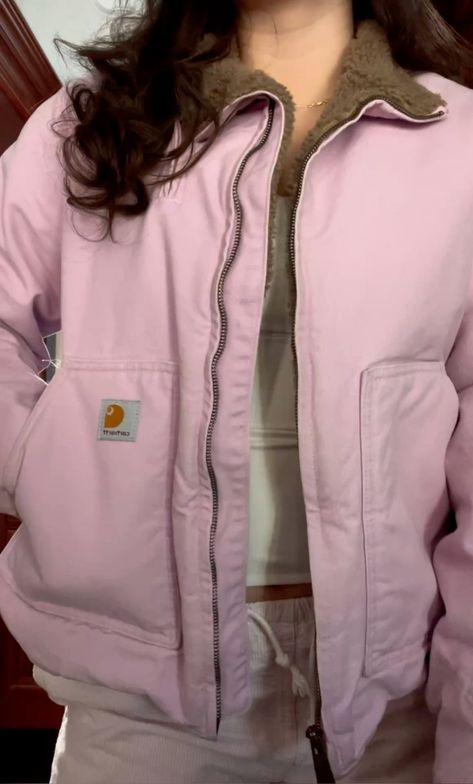 Pink Carhartt Jacket, Pink Carhartt, Carhartt Jacket, Pink, Pins