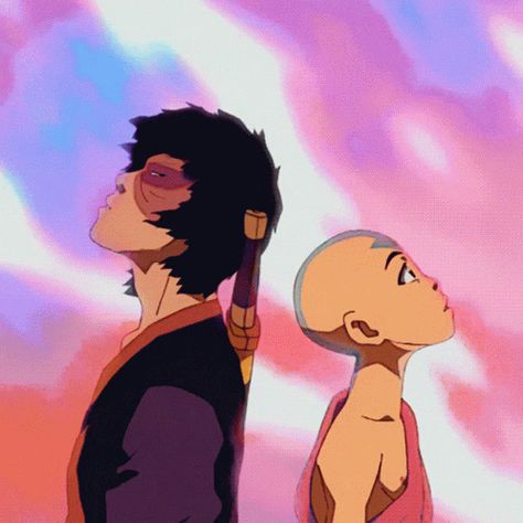 Aang, Avatar The Last Airbender, The Last Airbender, Avatar, Gif, Pink, Blue