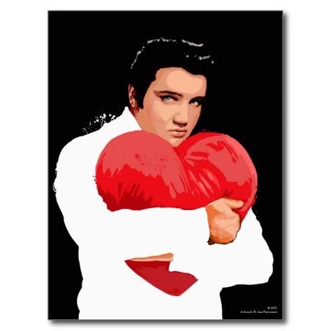 #Elvis #Valentine #Postcards Valentines Day Drawing, I Love Elvis, Elvis Art, Elvis Presley Images, Valentine Postcards, Unique Photos, Elvis Presley Photos, Valentine Greeting Cards, Valentines Art