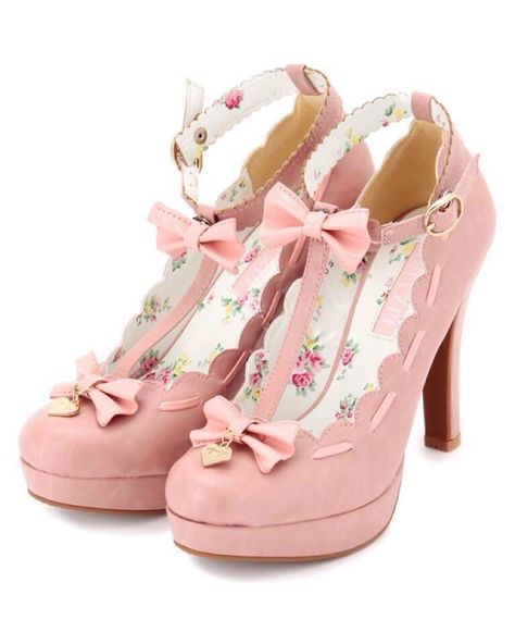 Dolly shoes<3 Heels With Bows, Sac Michael Kors, Glamour Vintage, Pink High Heels, Liz Lisa, Pink Pumps, Bow Shoes, Pink Heels, Fabulous Shoes