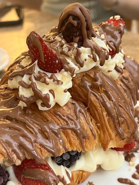 Chocolate Covered Croissant, 4th July Food, Chips Snacks, Fruit Chip, Croissant Recipe, Berry Picking, Chocolate Croissant, Sweet Food, Snack Chips