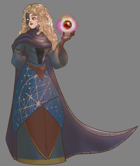 OC: Eve Crest Human Runechild Sorcerer Art by Sean Yannell Runechild Sorcerer, Sorcerer Art, Human, Art