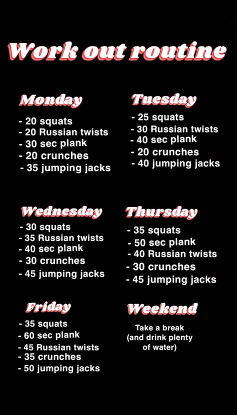 Teen Workout Plan, Month Workout Challenge, Summer Body Workout Plan, Full Body Workout Routine, Workouts For Teens, Daily Workout Plan, Summer Body Workouts, Workout Routines For Beginners, Month Workout