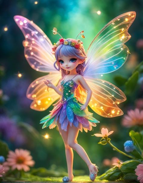 Pictures Of Fairies, D Wallpaper Letter Cute, Tinkerbell Pictures, Fairy Clipart, Fairy Tail Pictures, Fairy Images, Fairy Art Dolls, Beautiful Butterflies Art, Elves And Fairies