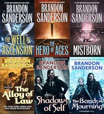 Alloy Of Law, Hero Of Ages, Mistborn Series, The Way Of Kings, Writing Machine, Robert Jordan, Brandon Sanderson, Books Collection, Book List