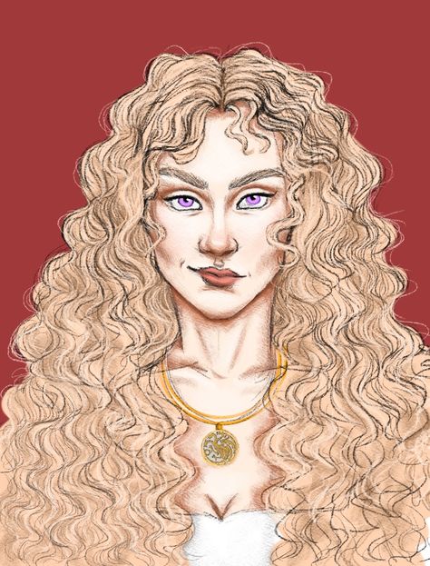 “Daena was Targaryen to the bone; strong, beautiful, wilful. She was a wild almost from birth, lithe and athletic, a runner, a climber, and an expert horsewoman. “I was born to ride a dragon,” she liked to say, but the dragons were dead. #TeamBlackEvent 🎨 McKennaSorenson” Daenaera Velaryon, Targaryen Face Claim, Aegon Iii, Daena Targaryen, Born To Ride, Targaryen Art, Game Of Thrones Art, To The Bone, Black Bride