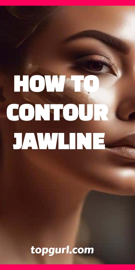 Step into the world of jawline contouring and unlock the secrets to a sculpted, defined look that will transform your makeup game. Makeup For Jowls, Contour For Jowls, Defining Jawline, Contour To Make Face Thinner, Contour Jawline, Face Bloat, Jawline Contouring, Slim Your Face, Good Jawline