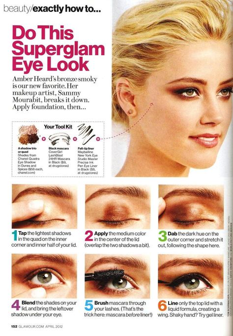 Bronze Smoky Eye Tutorial Natural Eyeshadow Tutorial, Amber Heard Makeup, Eyeshadow Tutorial Natural, Smoky Eye Tutorial, Amber Eyes, Natural Eyeshadow, Surat Gujarat, Best Amazon Products, Perfectly Posh