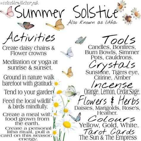 Solstice Rituals Summer, Summer Solstice Symbols, Summer Solstice Crystals, Summer Solstice Journal Prompts, Summer Solstice Spells, Summer Solstice Activities For Kids, Summer Solstice Affirmations, Summer Solstice Ideas, Summer Solstice Activities