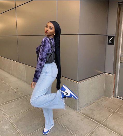 Hijabi Ootd, Aesthetic Hijabi, Modest Street Fashion, Turban Styles, Hijab Fits, Street Hijab, Modest Outfits Muslim, Model Hijab, Neat Casual Outfits