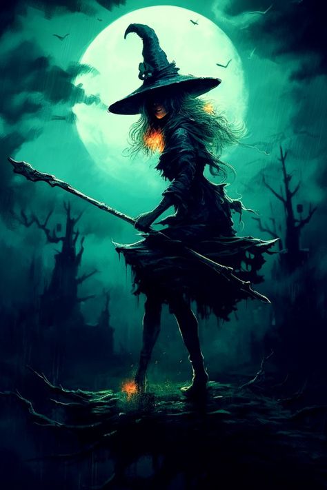 Mystic Enchantress: Bewitching Fantasy Witch, Captivating Art Portrait of Magic Witch Pics, Iphone 16 Wallpaper, Jill Murphy, Halloween Imagem, Moody Halloween, Happy Halloween Pictures, Male Witch, Witch Wallpaper, Dark Ghost