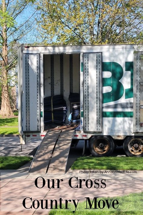 An open moving truck with loads of moving blankets inside, in a residential setting Moving To A New State, Moving Hacks, Long Distance Moving, Moving Hacks Packing, Van Lines, Moving Cross Country, Thrifty Thursday, Moving Truck, Professional Movers