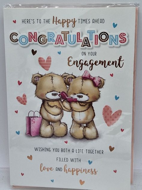 CONGRATULATIONS ON YOUR ENGAGEMENT.. BRAND NEW LATEST CARD. EXCELLENT QUALITY CARD. CARD SIZE IS 13X19 CM. FREE POSTAGE ANYWHERE IN UK. YOUR ORDER DISPATCHED SAME WORKING DAY. WE PROVIDE A VERY FAST AND RELIABLE SERVICE TO ALL OUR CUSTOMERS. SPECIAL OFFER ON BUY 3 GET 1 FREE. OVER 600 CARDS TO CHOOSE FROM. Engagement Greetings, Engagement Wishes, Engagement Congratulations, Congratulations On Your Engagement, Embroidery Blouse Designs, Embroidery Blouse, Card Card, Card Sizes, Special Offer