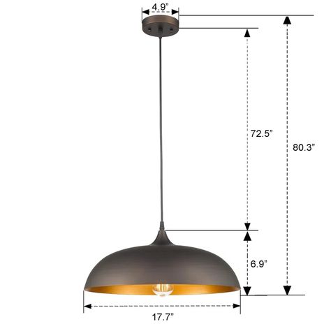 Oil Rubbed Bronze Pendant Light Kitchen, Bronze Kitchen Light Fixtures, Oil Rubbed Bronze Pendant Light, Oil Rubbed Bronze Kitchen, Lights Over Kitchen Island, 2024 Kitchen, Dome Pendant Lighting, Hanging Pendant Light, Cfl Bulbs