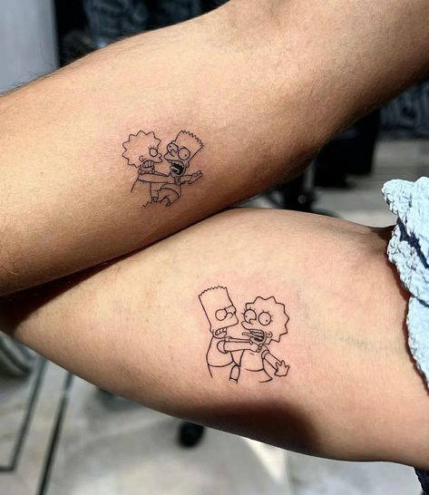 Top 27 Creative Sibling Tattoos That Symbolize Family Love Sibling Tattoos For 3 Disney, Tattoo Designs For Siblings, Fun Sibling Tattoos, Tattoo Ideas Sister And Brother, Matching Tattoo Family, Boy And Girl Matching Tattoos, Matching Siblings Tattoo, Tattoos For Family Of 4, Small Sibling Tattoos Brother And Sister