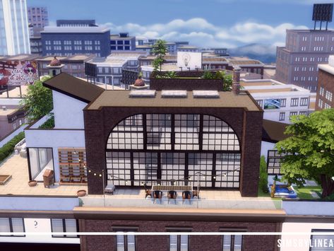 The Sims Resource - Industrial Penthouse Industrial Penthouse, Penthouse Luxury, Industrial Room, Beach Mansion, Popular Interior Design, City Dog, Jungle Adventure, Industrial Interiors, Industrial Kitchen