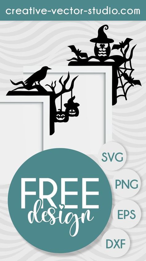 Download Halloween door corner SVG cut file for your Cricut or Silhouette to make a spooky Halloween. #HalloweenFonts #FreeDownload #SpookyTypefaces #CreepyCalligraphy #TrickOrType Free Halloween Svgs For Cricut, Svg Halloween Free, Cricut Svg Images Free, Free Laser Cut Files Svg, Halloween Svgs Free, Cricut Images Free Svg, Free Svg Halloween, Free Halloween Svg, Halloween Writing