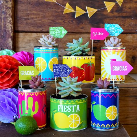 Fiesta Party Favors can be used for any celebration. And we explored the Fiesta Party Favor Theme - Tequila Favors, Matchbox Favors, Planter Favors and Bag Favors - Includes instant downloads of DIY designs to make yourself! Hola! Fiesta Party Favors, Mexican Fiesta Party, Fiesta Theme Party, Mexican Party Theme, Fiesta Theme, Fiesta Birthday, Quinceanera Party, Mexican Party, Fiesta Party