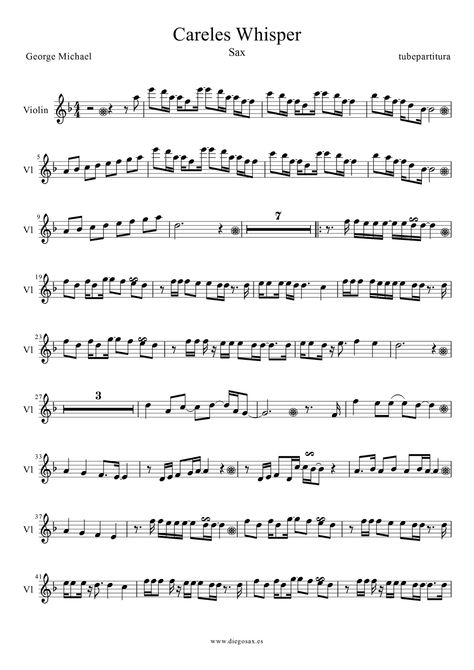 Careless Whisper Lyrics, Trombone Sheet Music, Saxophone Music, Saxophone Sheet Music, Violin Sheet, Violin Sheet Music, Flute Music, Tenor Sax, Ukulele Songs