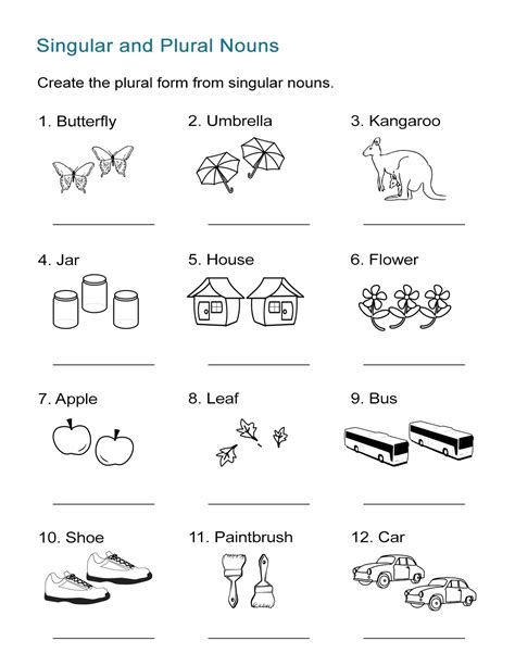 Singular And Plural Worksheets Singular And Plural Nouns Worksheet, Nouns Worksheet Kindergarten, Irregular Plural Nouns Worksheet, Plural Nouns Activities, Collective Nouns Worksheet, Plurals Worksheets, Plural Nouns Worksheet, Singular Plural, Irregular Plural Nouns