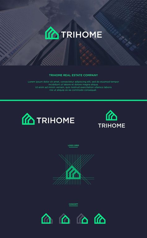 TRIHOME - Logo Design by @omar_faruk. TRIHOME - Unused logo (For sale) mail me for your branding work: omarfaruk.gfx@gmail.com #abstract #business #sell #icon #application #unique #construction #sign #creative #brandidentity #logosells #artwork #graphic #realestate #vector #design #company #home #logo #mark #logodesigner #house #logos #brand #logotype #website #marketing #3home #minimal #logomaker #logoinspiration #brandmark #logomark #modern #presentation #architecture Company Branding Design, Law Firm Logo Design, Construction Company Logo, Property Logo, Architecture Company, Logo Branding Design, Startup Logo, Architecture Logo, Real Estate Logo Design