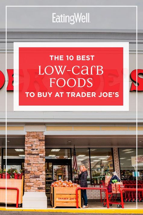 Here are 10 breakfast, lunch and dinner staples you can snag at Trader Joe's for filling, low-carb, quick-fix meals. No matter what eating plan you're following, these foods with 15 grams or fewer carbs per serving will fuel you through even the busiest days. #healthyeating #healthylifestyle #healthyrecipes #healthyfoods #healthyrecipes Low Carb Trader Joes Recipes, Trader Joe’s Low Carb, Low Calorie Trader Joes Recipes, Low Carb Trader Joes, Dinner Staples, Trader Joes Snacks, Carb Quick, 1500 Calorie Meal Plan, Soup Starter