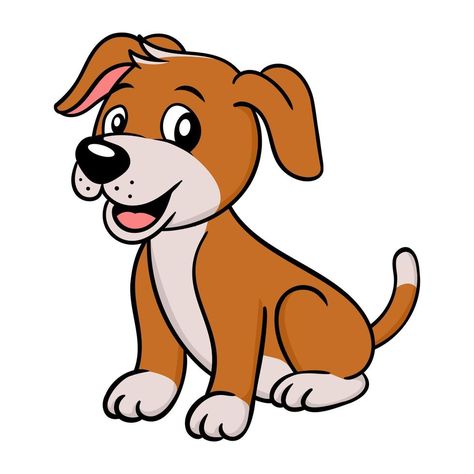 Dog Cartoons, Dog Animated, Dog Cartoon, Dog Clipart, Cartoon Dog Drawing Character Design, Dogs Cartoon Illustration, Dog Cartoon Character, Cute Dog Vector Illustrations, Dog Illustration Art