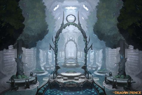 ArtStation - Moon Temple Nexus Interior Fantasy Temple Interior Concept Art, Moon Temple Fantasy Art, Moonlight Kingdom, Temple Concept Art, Fantasy House Concept, Notion Pics, Interior Concept Art, Moon Kingdom, Moon Palace