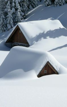 Snow Pictures, Winter Szenen, Winter Love, Winter Magic, Small Houses, Winter Scenery, Winter Beauty, Snow And Ice, Snow Scenes