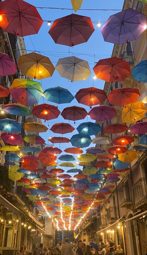 Nomad Sculpt, Umbrella Street, Clear Umbrella, Modena Italy, Umbrella Lights, Colorful Umbrellas, Fashion Umbrella, Umbrella Art, Travel Italy