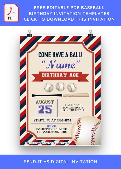 Sandlot Birthday Party Invitations, Baseball Birthday Invite, Baseball Birthday Party Invitations Free Printable, Baseball Card Invitation, Baseball Birthday Party Invitations, Baseball Party Invitations, Baseball Birthday Invitations, Baseball Invitations, Food Candy