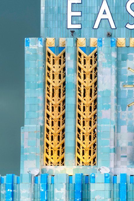 Hythacg on X: "10 of the most colorful Art Deco Skyscrapers photographed by drone. 1. Eastern Columbia Building Los Angeles, CA - 1930 https://t.co/POrtSpYpvT" / X Eastern Columbia Building, Colorful Art Deco, Fantasy Architecture, Colorful Art, Skyscraper, Columbia, Art Deco, Angeles, Architecture