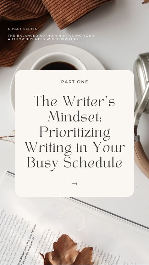 Discover how to prioritize writing in your busy schedule with Kimberley Grabas in this 5-part blog series on "THE BALANCED AUTHOR: NURTURING BOTH YOUR BUSINESS AND YOUR WRITING". Part 1 explores the importance of a consistent writing routine, setting goals, and overcoming procrastination and distractions. Uncover practical strategies to achieve productivity and balance in your author business journey. Stay tuned for insights on efficient marketing without sacrificing precious via @writerplatform Poet Core, Writing Productivity, Automatic Writing, Writing Club, Author Life, Author Dreams, Writing Routine, Writing Planning, Writing Retreat