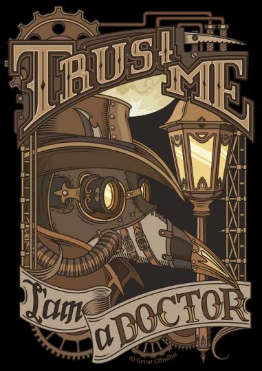 Steampunk Plague Doctor, Steampunk Kunst, Steampunk Aesthetic, Arte Steampunk, Corporate Identity Design, Plague Doctor, Steampunk Art, Gothic Architecture, Steam Engine