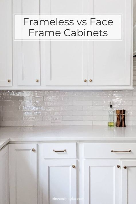 Face Frame Kitchen Cabinets, Euro Style Cabinets, Frameless Cabinets Kitchen, Cabinet Faces Styles, Framed Cabinets, Woodworking Kitchen Cabinets, Framed Kitchen Cabinets, Frameless Kitchen Cabinets, Redo Kitchen Cabinets