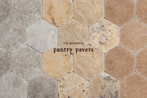 pantry pavers: the down-to-earth stone tile for every home – clé tile Pantry Pavers, Tile Terracotta, Shower Alcove, Travertine Floor, Artisan Tiles, Cle Tile, Travertine Floors, Classic Tile, Warm Palette