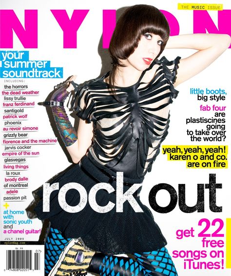 Supplying our summer soundtracks since '09. Drop your favorite @yeahyeahyeahs song below... 💿 Photographed by Marvin Scott Jarrett for NYLON June/July 2009 Musician Style, Karen O, Free Songs, Nylon Magazine, Sonic Youth, Of Montreal, Alternative Music, Badass Women, Edgy Look