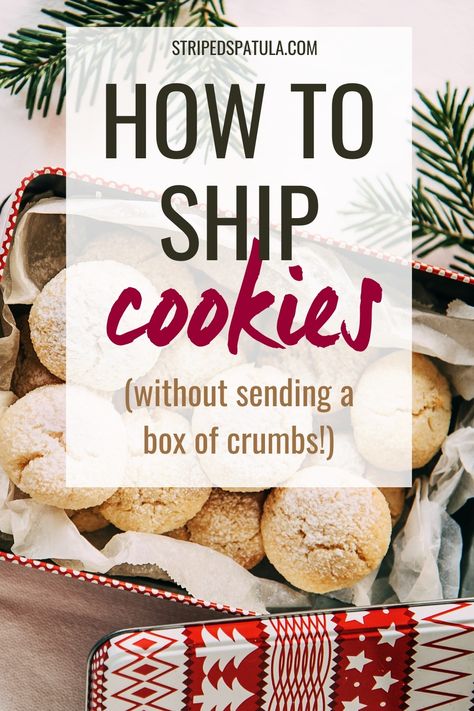 Cookie Packaging For Shipping, How To Ship Desserts, Best Way To Ship Cookies, Shipping Baked Goods Care Packages, Mailing Cookies Tips, How To Ship Cookies, Meal Packaging, Package Cookies, Ship Cookies