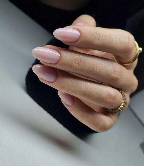 25 Pink Nails Ideas For A Pinkalicious Manicure All Year Round Milky Pink Wedding Nails, Milky Round Nails, Neutral Gel X Nails, Milky Pink Dip Nails, Natural Nail Colors For Light Skin, Clean Pink Nails, Light Pink Natural Nails, Milky Pink Nails Gel, Pink Milky Nails