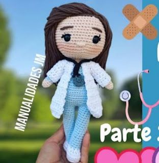 PATRONES AMIGURUMI GRATIS: PATRON GRATIS ENFERMERA AMIGURUMI 67875 Amigurumi, Internet, Dolls, Crochet