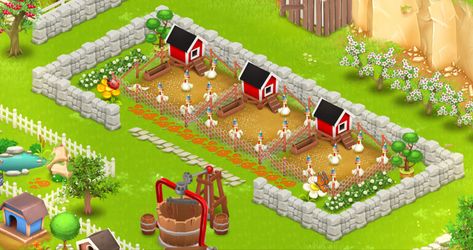 easy and cheap hayday inspiration that you don’t need any diamonds for🫶🏻 Hayday Farm Design Easy, Hayday Farm Design, Farm Layout, Hay Day, Farm Design, Layout, Diamonds, Chicken, Design